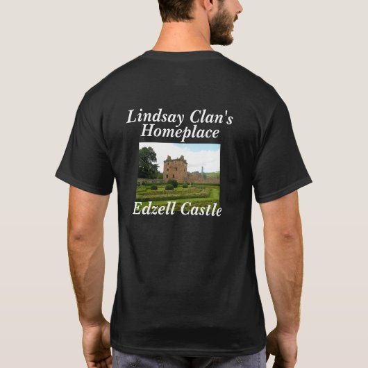 Lindsay Clans Edzell Castle T - Shirt (Rückseite)