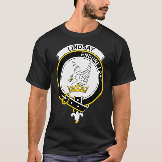 Lindsay Coat of Arms Familienwappen T-Shirt (Vorderseite)