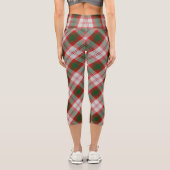 Lindsay Dress Clan Tartan Kariertes Muster Capri Leggings (Rückseite)