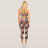 Lindsay Dress Clan Tartan Kariertes Muster Capri Leggings (Rückseite)