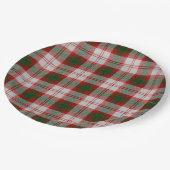 Lindsay Dress Tartan Pappteller (Schrägansicht)