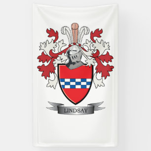 Lindsay-Familienwappen und Lindsay-Wappen Banner