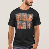 LINDSAY LOHAN MUGSHOTS Poster T-Shirt (Vorderseite)