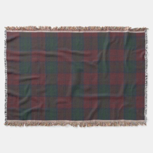 Lindsay M Original Scottish Tartan Decke (Vorderseite)