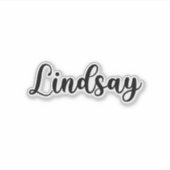 Lindsay Name - Handgeschriebene Kalligrafie Aufkleber (Vorderseite)