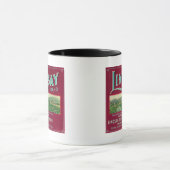 Lindsay Orange LabelLindsay, CA Tasse (Zentrum)
