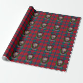 Lindsay Scottish Clan Tartan & Crest Geschenkpapier (Ungerollt)