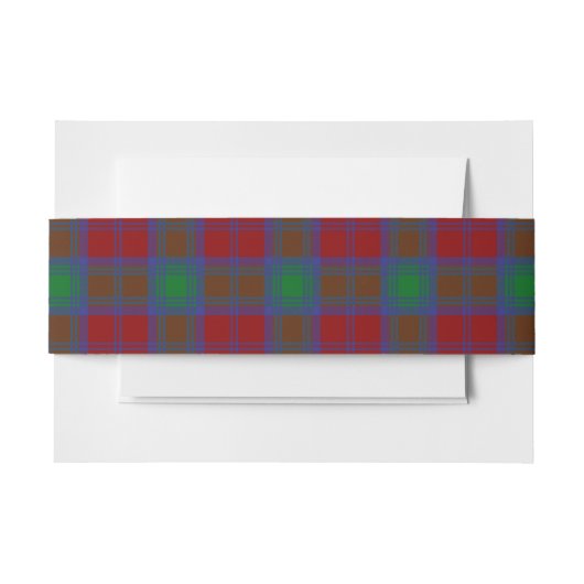 Lindsay Scottish Tartan Belly Band (Vorderseite Beispiel)