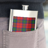 Lindsay tartan red green kariert flachmann (Beispiel)