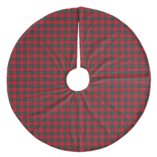 Lindsay tartan red green kariert fleece weihnachtsbaumdecke