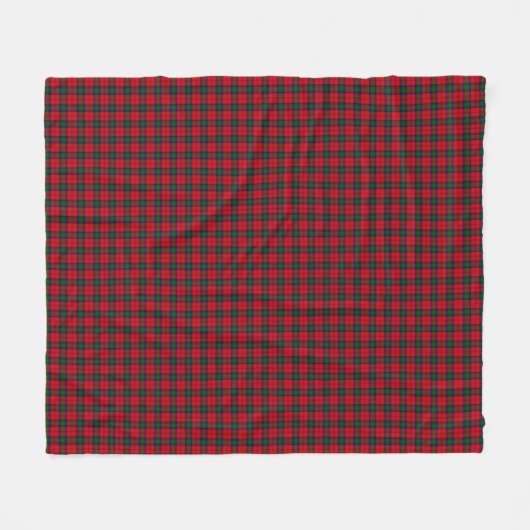 Lindsay tartan red green kariert fleecedecke (Vorderseite (Horizontal))
