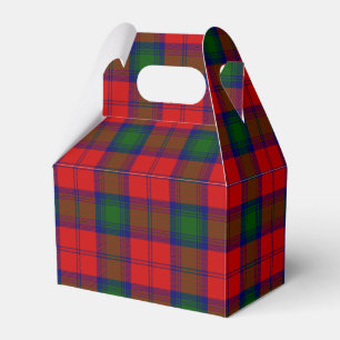 Lindsay tartan red green kariert geschenkschachtel