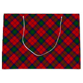 Lindsay tartan red green kariert große geschenktüte (Vorderseite)