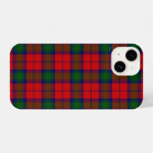 Lindsay tartan red green kariert iPhone hülle (Rückseite (Horizontal))