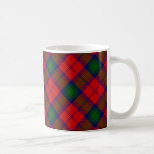 Lindsay tartan red green kariert kaffeetasse