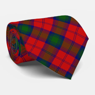 Lindsay tartan red green kariert krawatte