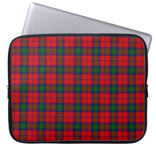 Lindsay tartan red green kariert laptopschutzhülle