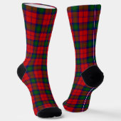 Lindsay-Tartan rot grün kariert Socken (Gewinkelt)