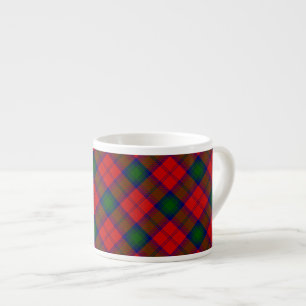 Lindsay-Tartan Rot-Grün Karo Espressotasse