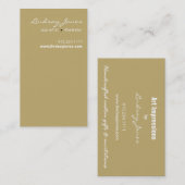 Lindsay-Visitenkarteschablone Visitenkarte (Vorne/Hinten)