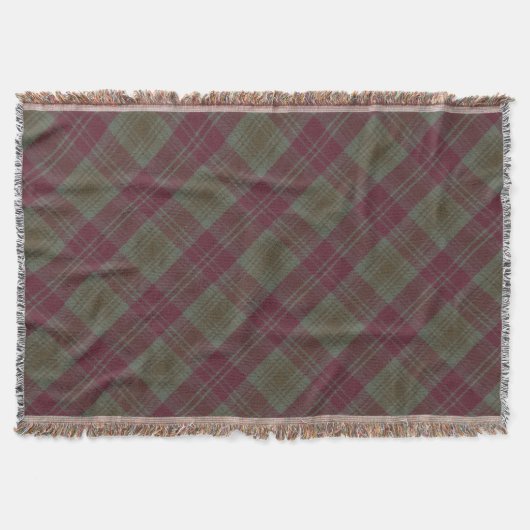 Lindsay W Original Scottish Tartan Decke (Vorderseite)