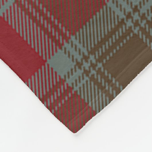 Lindsay Weathered Kariert Fleecedecke (Ecke)