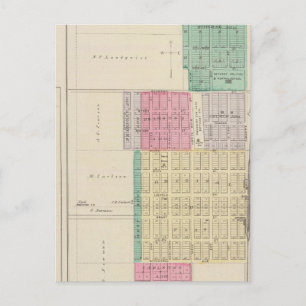 Lindsborg, King City, Roxbury, Kansas Postkarte