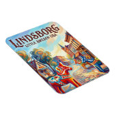 Lindsborg USA Magnet (Rechte Seite)