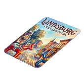 Lindsborg USA Magnet (Linke Seite)