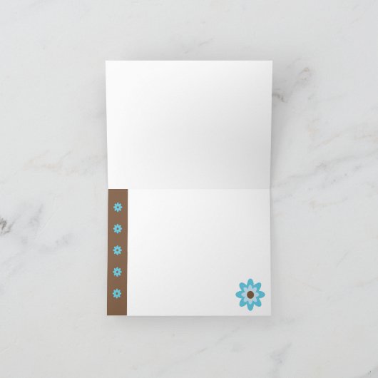 Lindsey - Brown und Türkis (Innenseite)