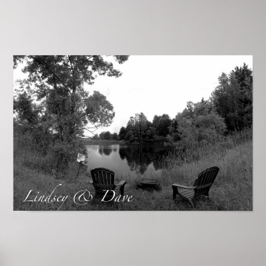 Lindsey & Dave Verlobung Foto Poster (Vorne)