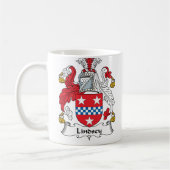 Lindsey Familienwappen Kaffeetasse (Links)