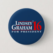 Lindsey Graham 2016 Button (Vorderseite)