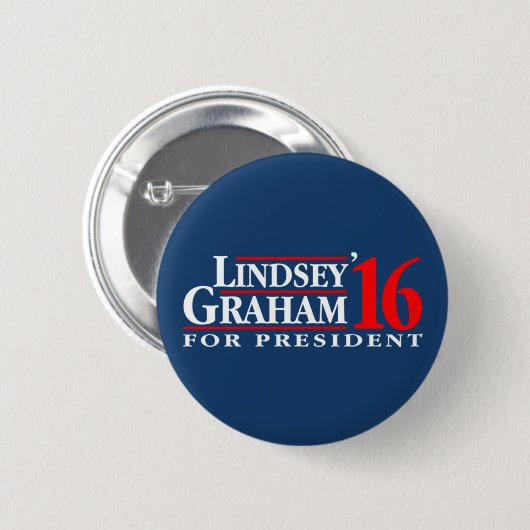Lindsey Graham 2016 Button (Vorne & Hinten)