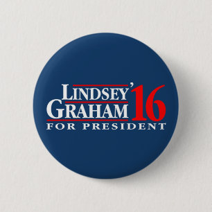Lindsey Graham 2016 Button