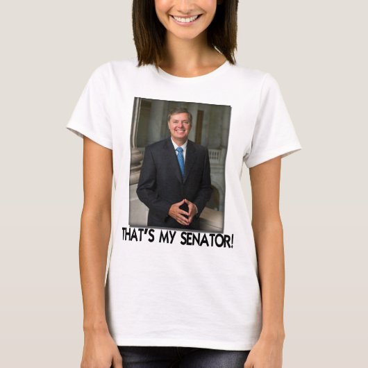 Lindsey Graham, der ist mein Senator! T-Shirt (Vorderseite)