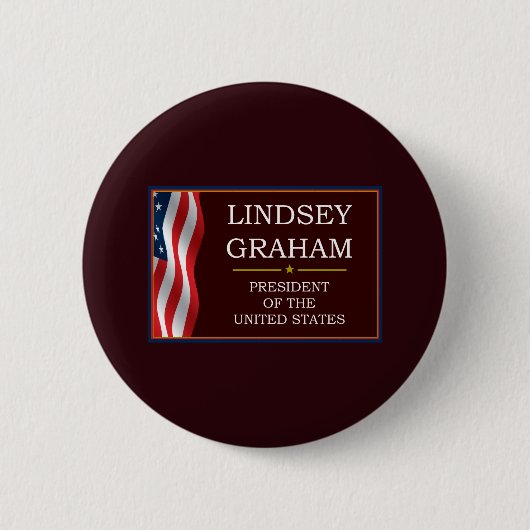 Lindsey Graham für Präsident V3 Button (Vorderseite)