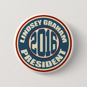 Lindsey Graham für Präsidenten im Jahre 2016 Button