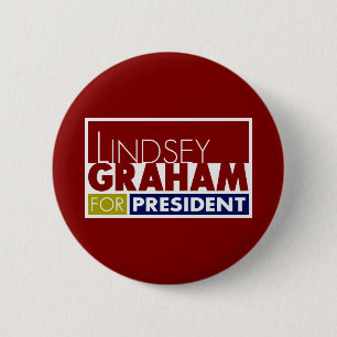 Lindsey Graham für Präsidenten V1 Button