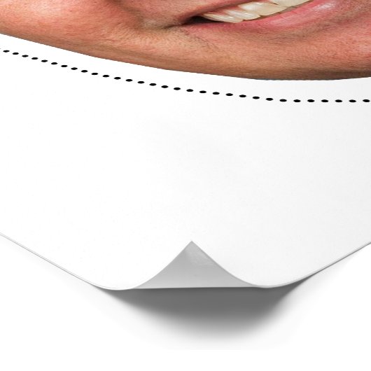 Lindsey Graham Mask Poster (Ecke)