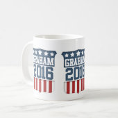 Lindsey Graham Präsident 2016 Kaffeetasse (Vorderseite Links)