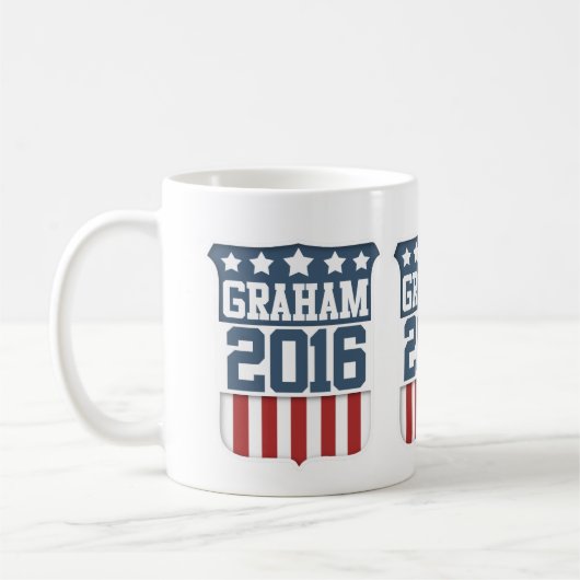 Lindsey Graham Präsident 2016 Kaffeetasse (Links)