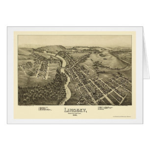 Lindsey, panoramische Karte PAs - 1895
