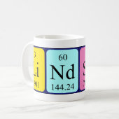 Lindsey Periodenname Tasse (Vorderseite Links)