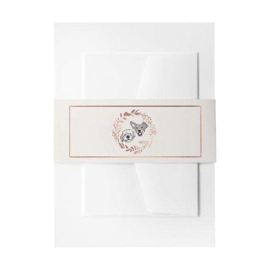 Lindsey & Ray Custom Order Einladungsbanderole (Vorderseite Beispiel)