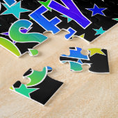 "LINDSEY" Vorname, Spaß "GLÜCKLICHER GEBURTSTAG" Puzzle (Seite)