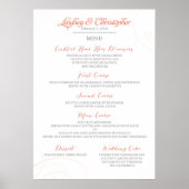 Lindseys Menu Poster (Vorne)