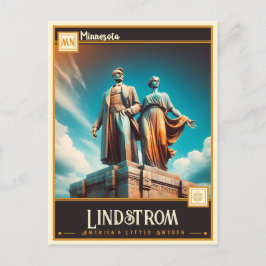 Lindstrom, Minnesota | VINTAG Postkarte