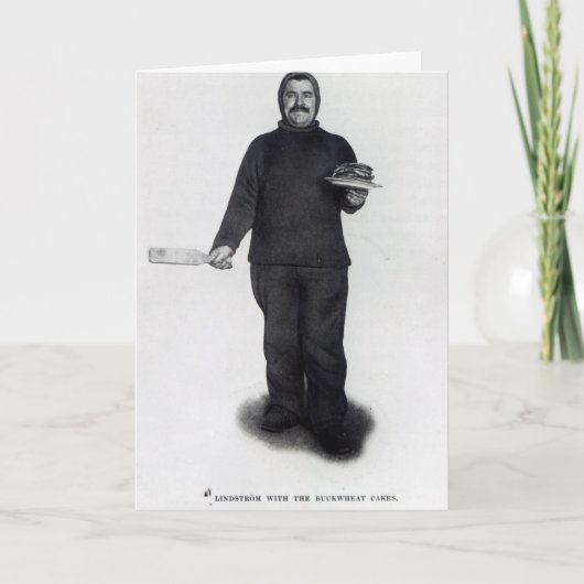 Lindstrom mit Buckweizenkuchen Karte (Vorderseite)