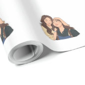 LinDy (GL-Paar) Geschenkpapier (Rolleneckpunkt)